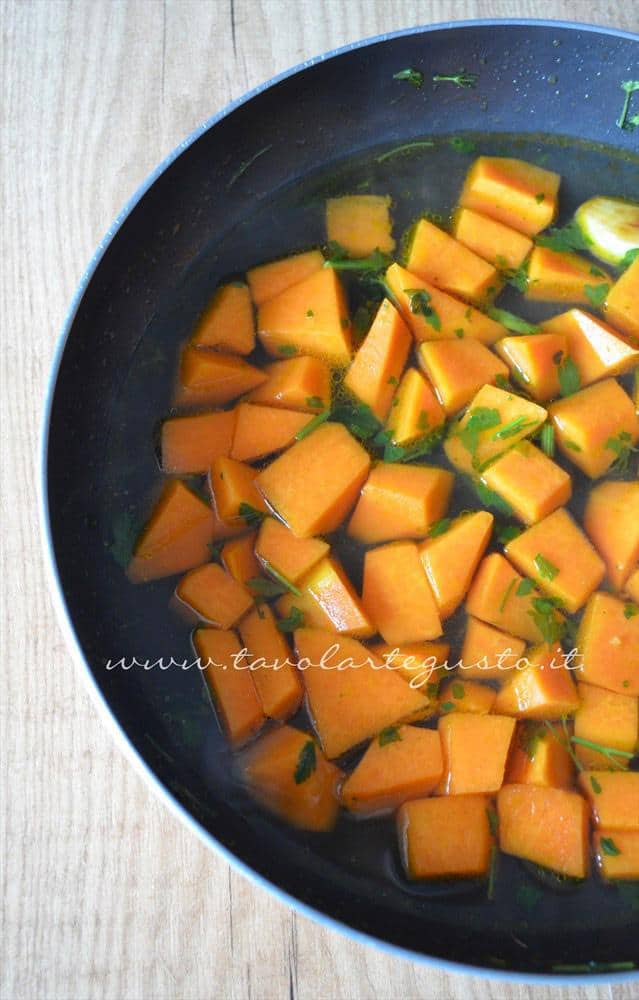 rigatoni in crema di zucca e vitello2 rigatoni in crema di zucca e vitello2
