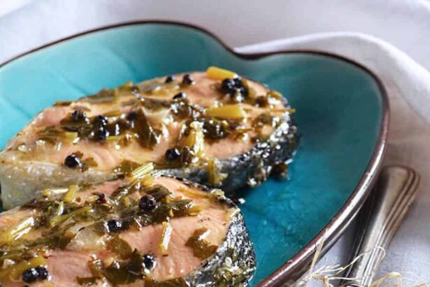 Tranci di salmone al pepe nero - Ricetta