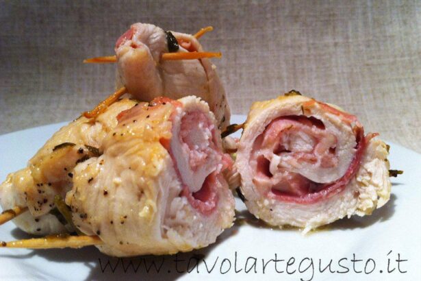 Involtini di pollo - Ricetta di Tavolartegusto