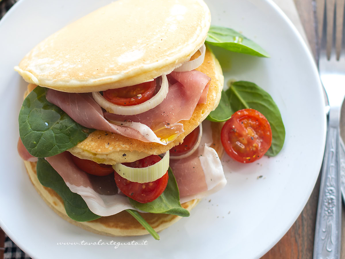 Pancake salati - Pancakes salati