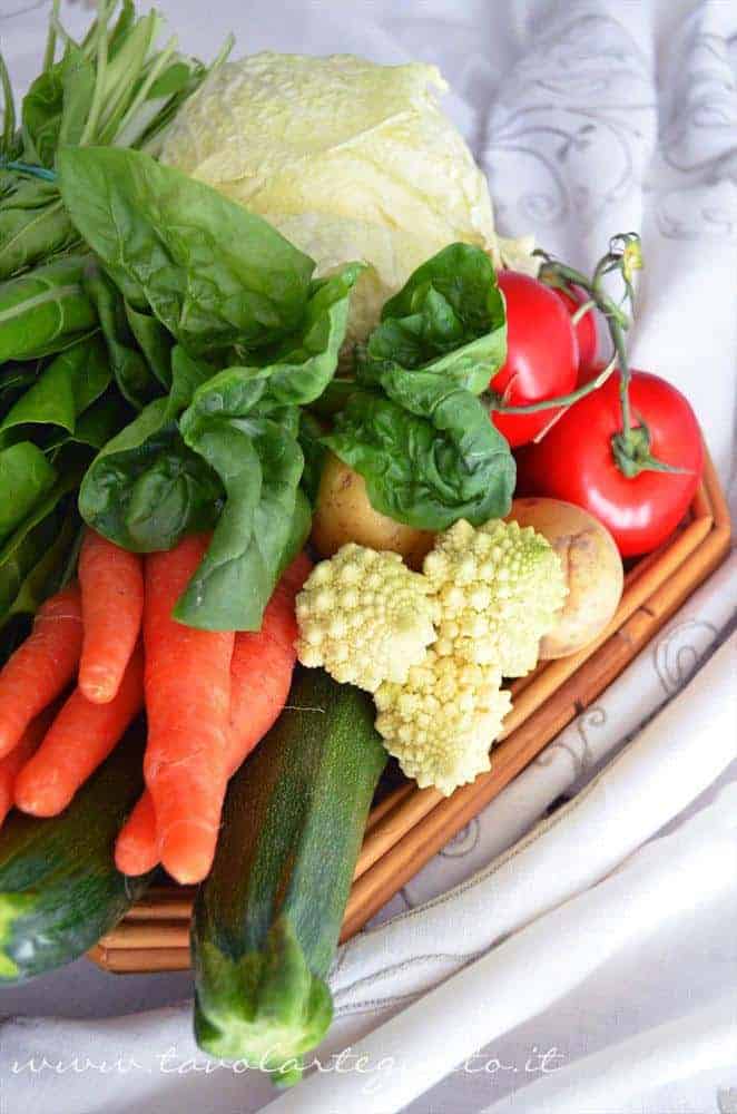 conservare le verdure fresche e cotte