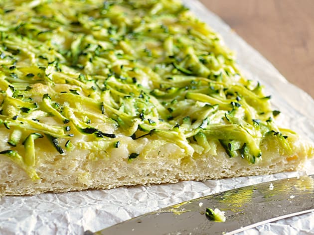 Pizza con le zucchine