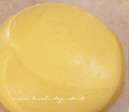 impasto lievitato delle brioche siciliane