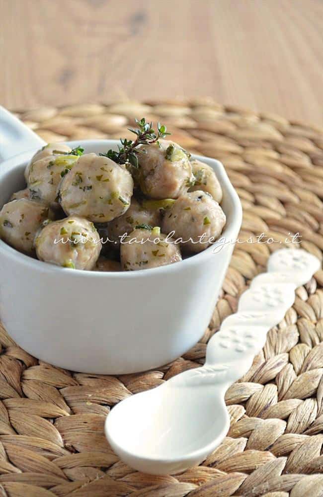 Polpette al limone - Ricetta Polpette al limone Tavolartegusto