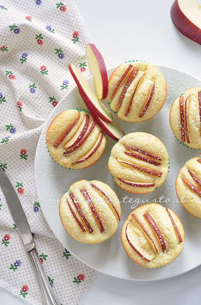 Muffins ricotta e mele - Ricetta Muffins ricotta e mele