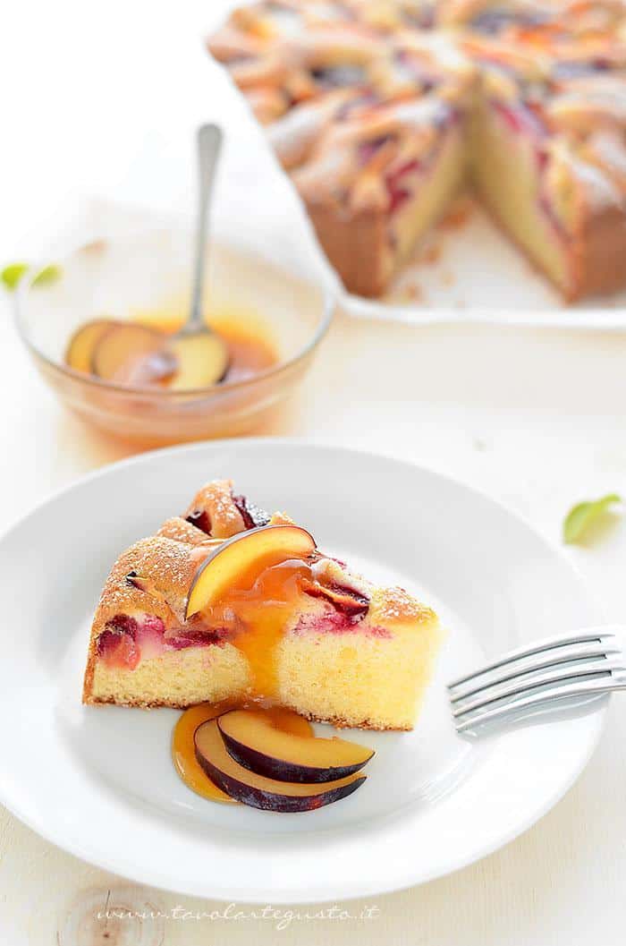 torta di prugne - Ricetta Torta di prugne