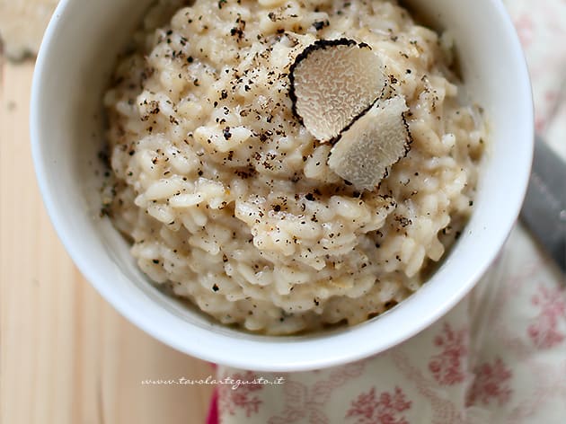 Risotto al tartufo - Ricetta di Tavolartegusto