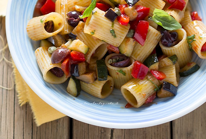 Pasta all'ortolana - Pasta con verdure