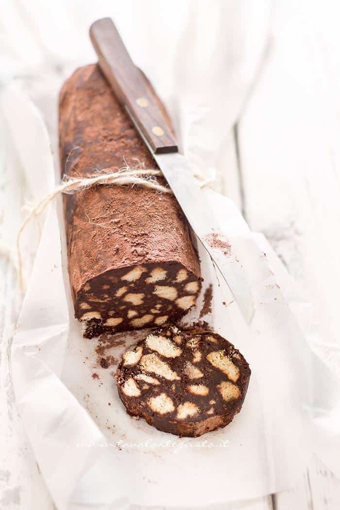 Tronchetto Di Natale Senza Uova.Salame Di Cioccolato Senza Uova Ricetta Velocissima Senza Uova Crude