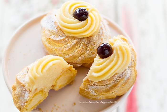 Zeppole di San Giuseppe al Forno - Ricetta Zeppole di San Giuseppe al forno, - Ricetta di Tavolartegusto