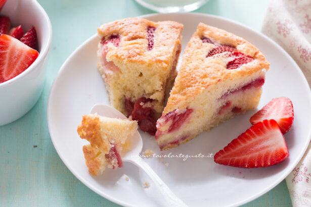 Torta soffice alle Fragole - Torta morbida alle fragole