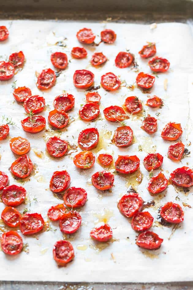 Pomodorini confit (Pomodorini al forno) - Ricetta Pomodorini confit