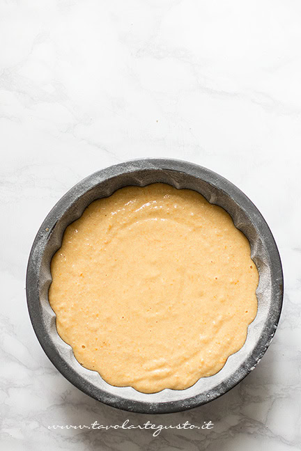 torta alla zucca pronta per la cottura