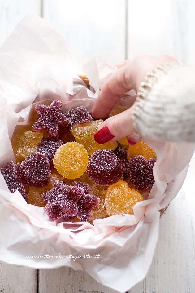 Ricetta caramelle gelatine alla frutta - Non sprecare