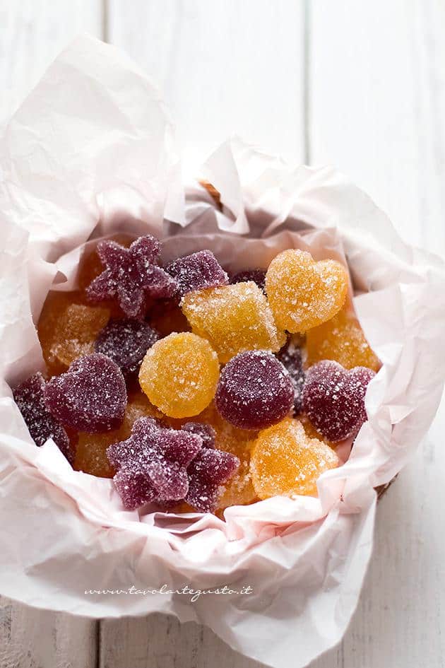 Caramelle Gelèe fatte in casa - Ricetta Caramelle Gelèe