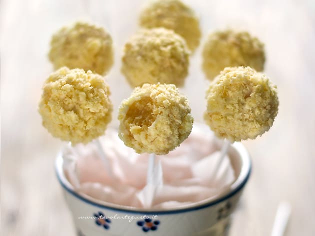 Cake pops Mimosa - Ricetta Cake pops Mimosa