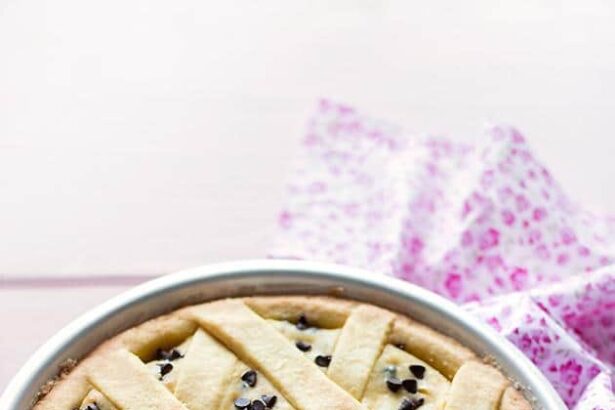 Crostata di Ricotta Cremosa con gocce di cioccolato - Ricetta Crostata di Ricotta - Ricetta di Tavolartegusto