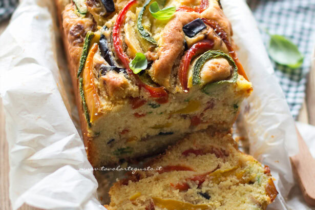 Plumcake salato - Ricetta Plumcake di verdure soffice