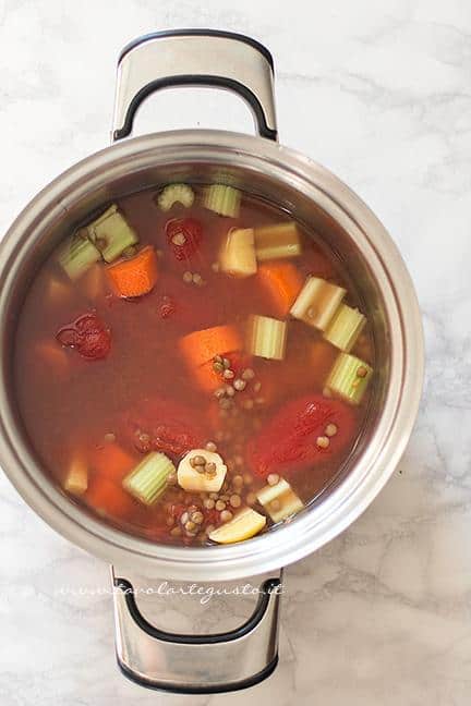 Lenticchie nel brodo vegetale -Ricetta Polpette di lenticchie .jpg