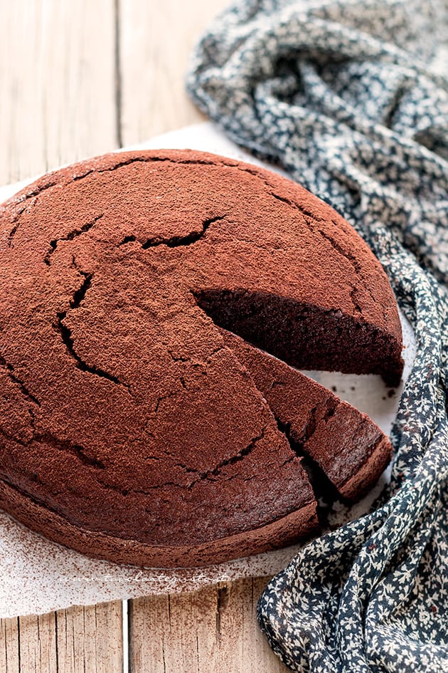 torta al cacao - torta al cioccolato senza burro