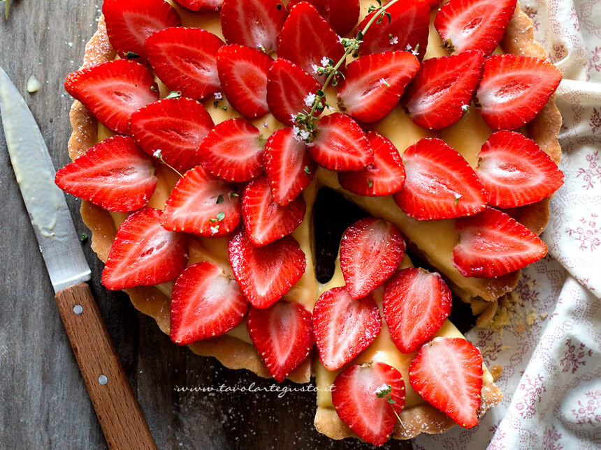 Crostata di fragole
