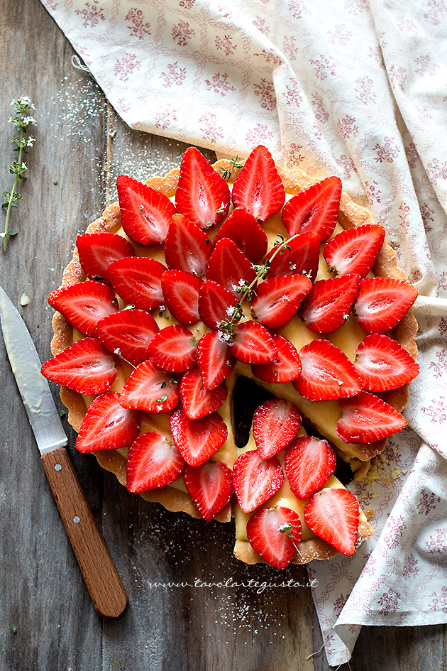 Crostata di fragole ricetta