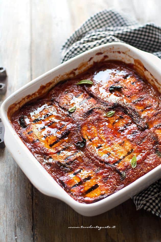 Parmigiana Di Melanzane Grigliate Ricetta Passo Passo Tavolartegusto