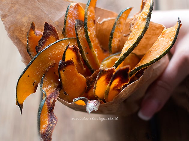 Chips di zucca