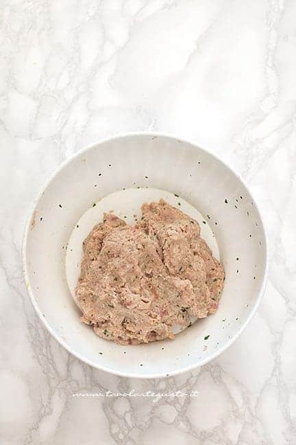 Impasto delle polette svedesi - Ricetta köttbullar, le polpette svedesi