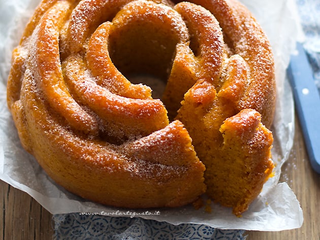 Torta di zucca e amaretti - Ricetta Torta di Zucca-