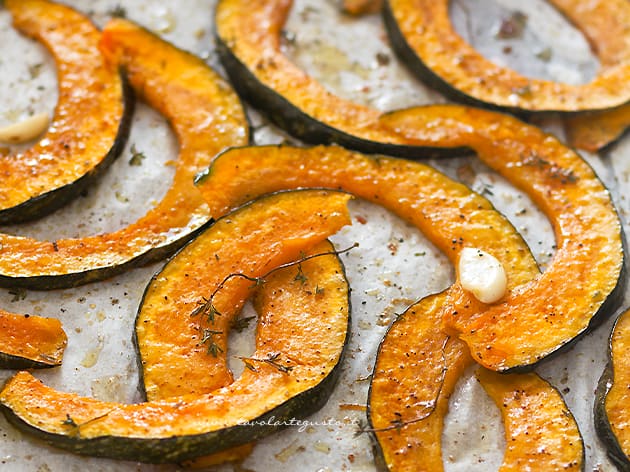 Zucca al forno - Ricetta Zucca al forno - Ricetta di Tavolartegusto