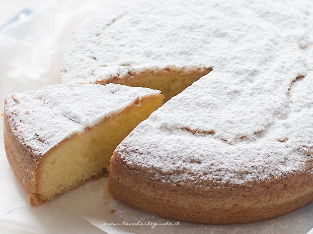 torta paradiso senza burro - Ricetta di Tavolartegusto