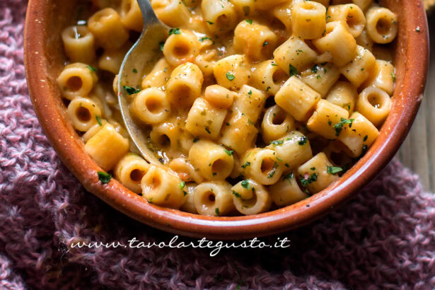 pasta e fagioli ricetta - Ricetta di Tavolartegusto