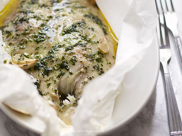 Persico al forno - Ricetta Pesce persico al forno-