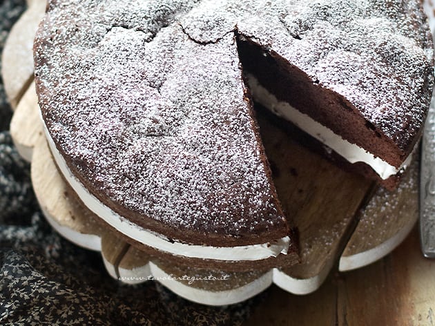 Torta paradiso al cioccolato