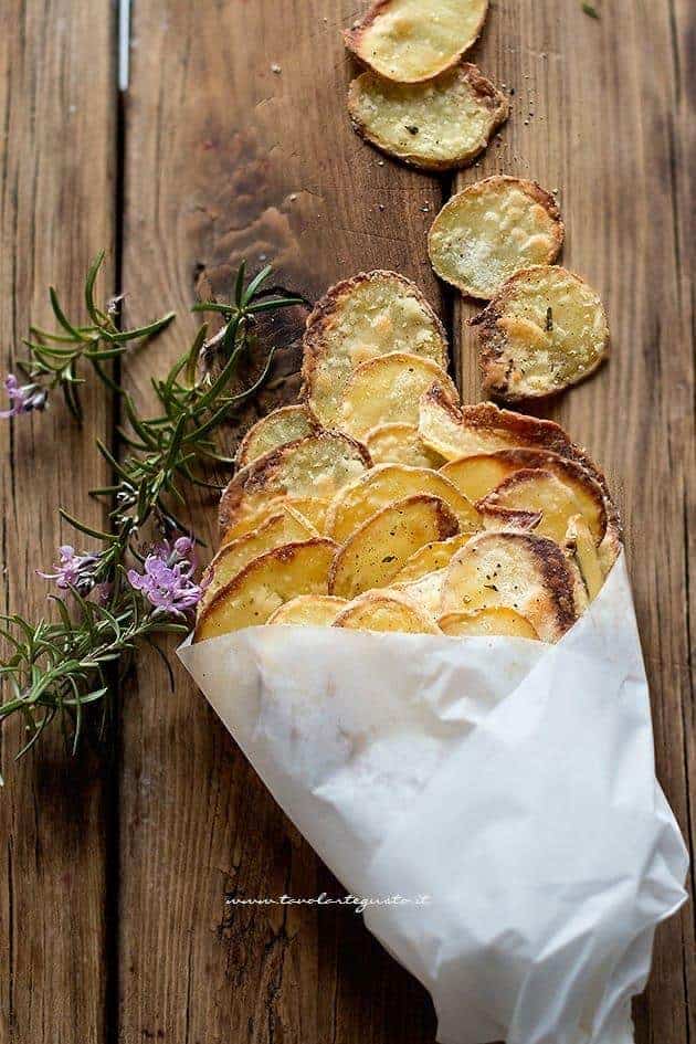 Chips Di Patate Croccanti Al Forno Ricetta In 10 Minuti