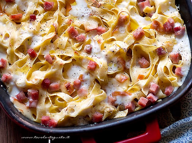 Pasta al forno bianca - Ricetta