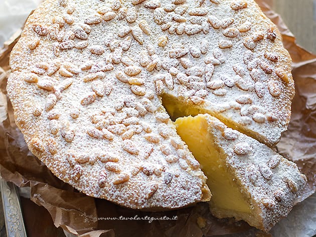 Torta della nonna - Ricetta Torta della nonna-