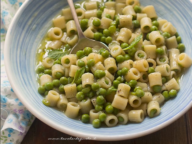 Pasta e Piselli - Ricetta Pasta e piselli