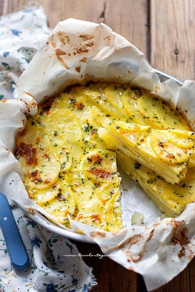 fette golose di frittata di patate - Ricetta Frittata di patate