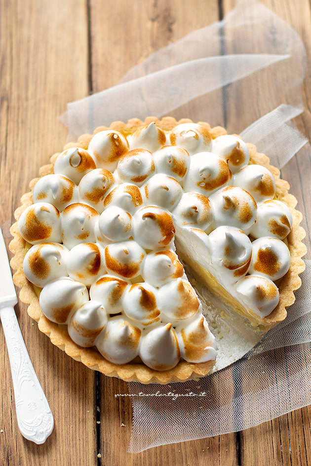 lemon meringue pie - torta meringata al limone - Ricetta Lemon meringue pie