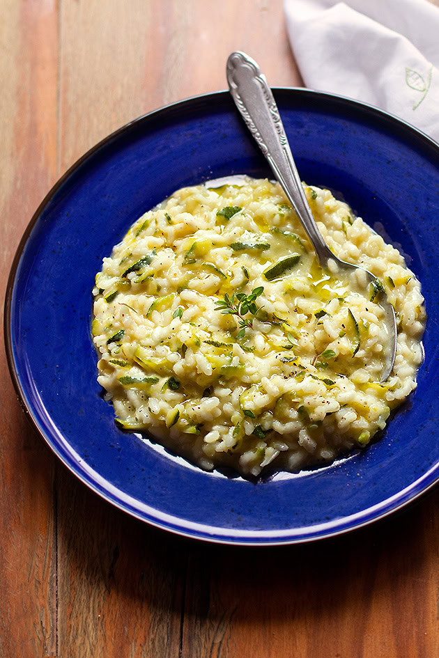 risotto con zucchine cremoso - Ricetta Risotto con zucchine - Ricetta di Tavolartegusto