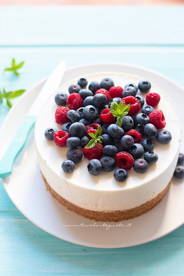 torta fredda allo yogurt