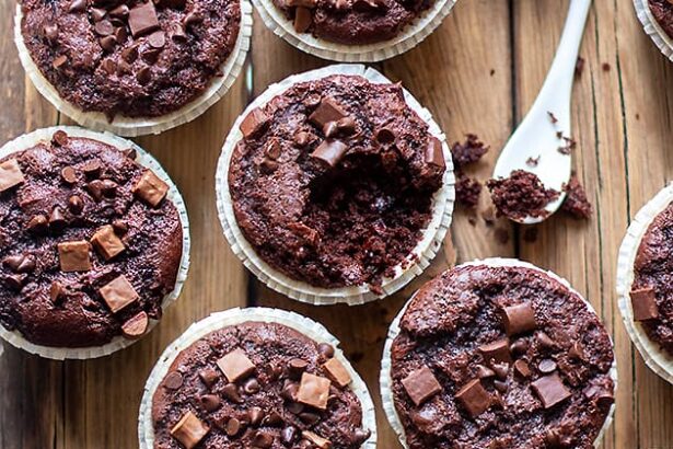 Muffin al cioccolato morbidi - Ricetta Muffin al cioccolato- - Ricetta di Tavolartegusto