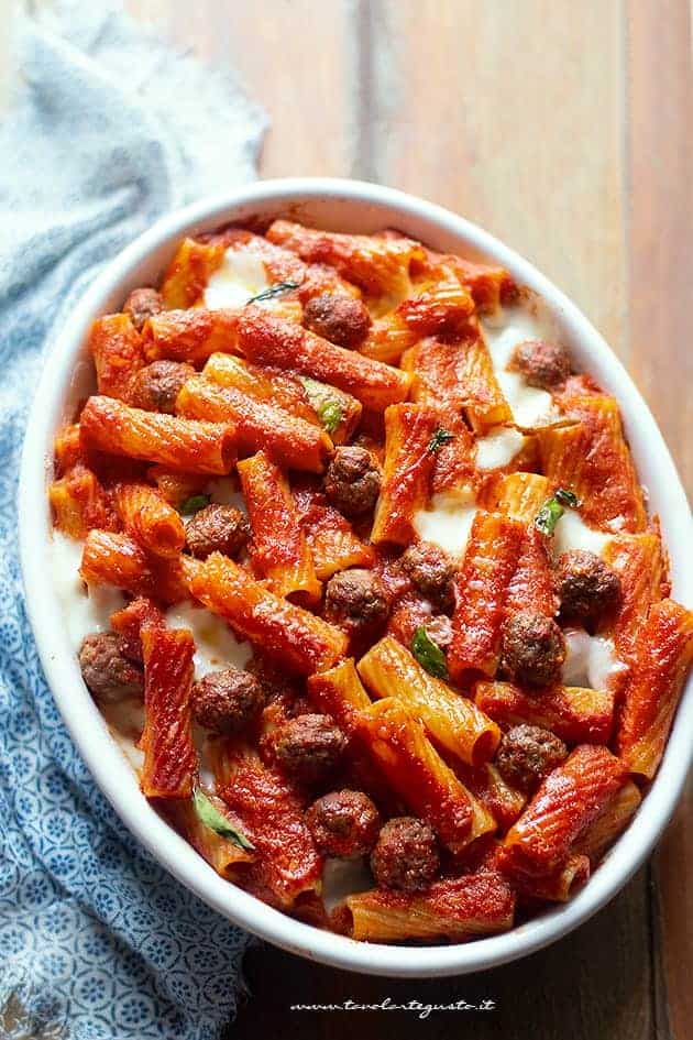 Pasta al forno classica e semplice - Ricetta Pasta al forno