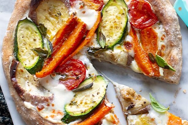 Pizza integrale - Ricetta pizza integrale con verdure-