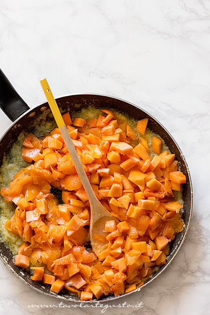 polpa di zucca - Ricetta Risotto alla zucca