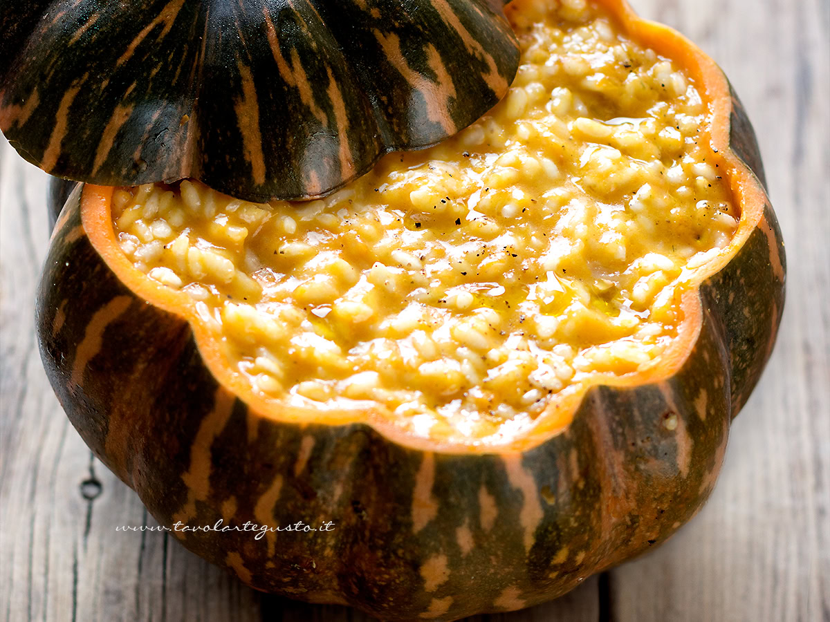 risotto nella zucca