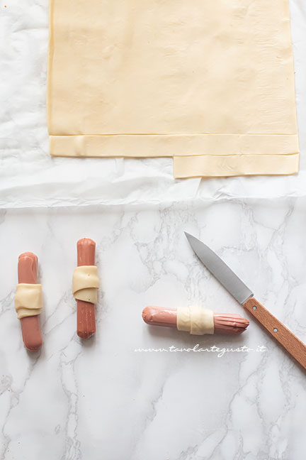 come fare i ragnetti di wurstel