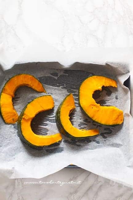 cuocere la zucca - Ricetta Tortelli di zucca